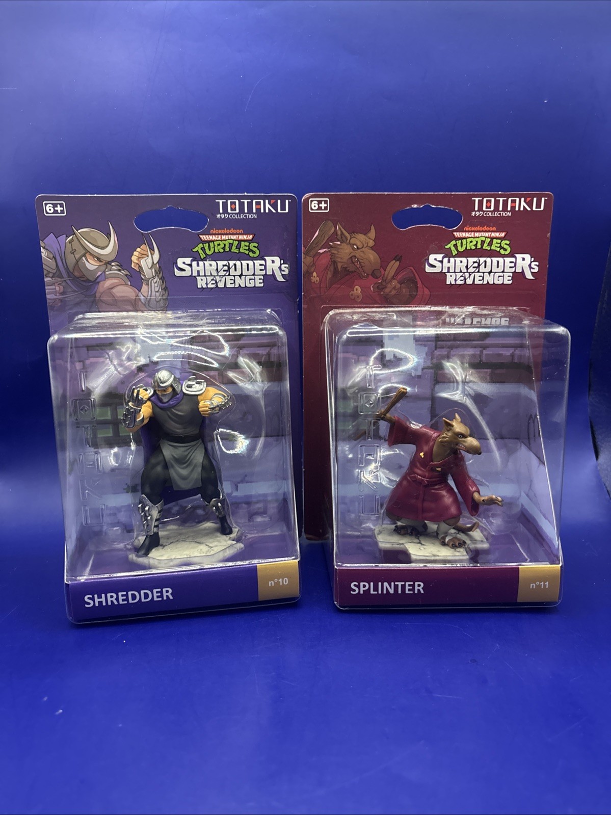 Totaku TMNT Shredder’s Revenge Figure Lot Splinter #11 Shredder #10 New NIB