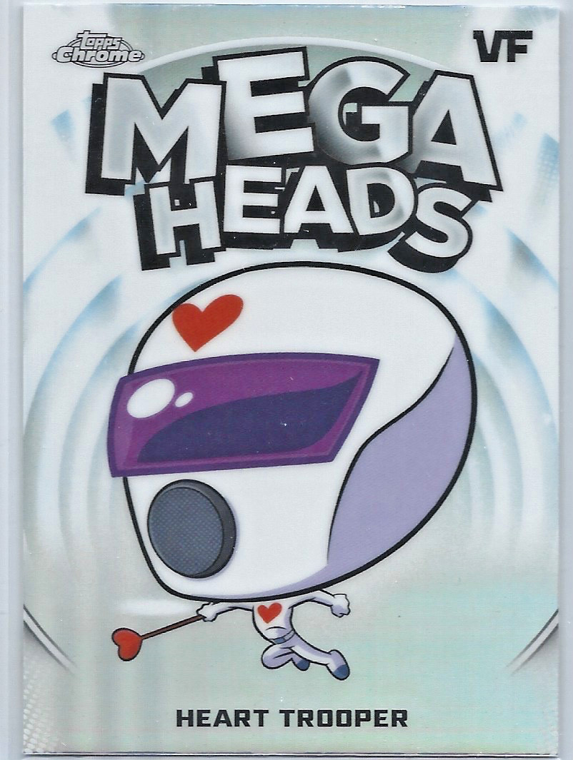 2026 Topps VeeFriends Chrome #M-12 Heart Trooper Mega Heads Refractor