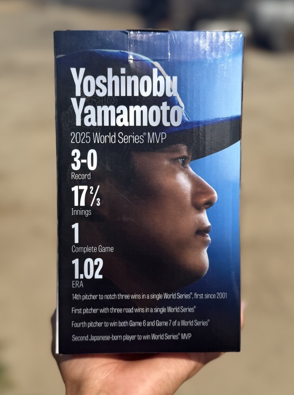 Yoshinobu Yamamoto Baseball Bobblehead Plastic Boxed Original Unopened 1 Pack