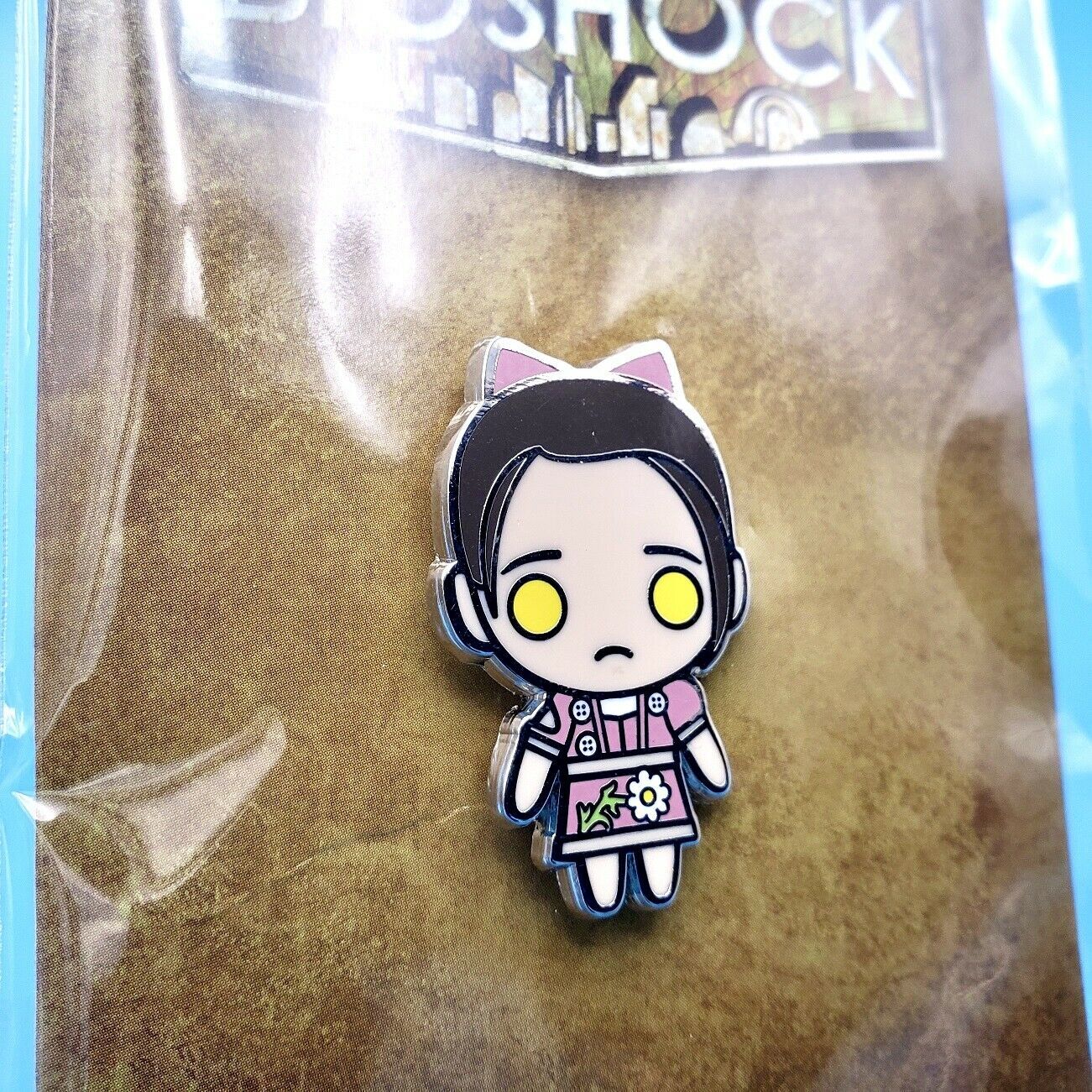 BioShock Mr. Bubbles Big Daddy + Little Sister Collector’s Enamel Pin Set 1.25″