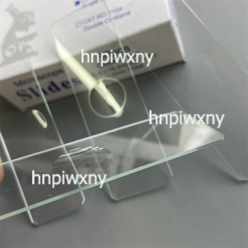5pcs Reusable Laboratorial Single Concave Liquid Blank Microscope Glass Slides