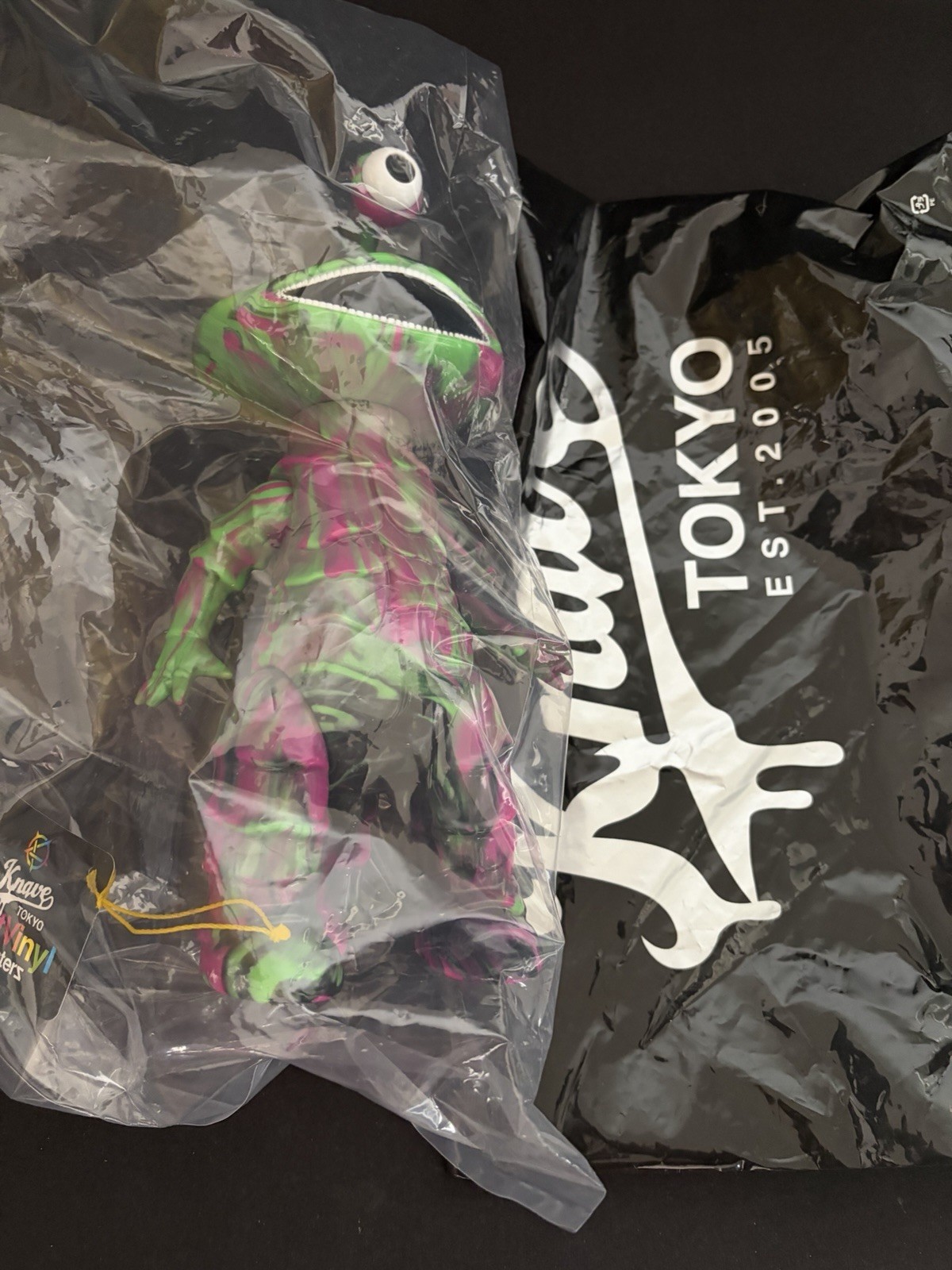 Jamegon Knave Standard Size Green/Pink Soft Vinyl King Gidora Marble NYC