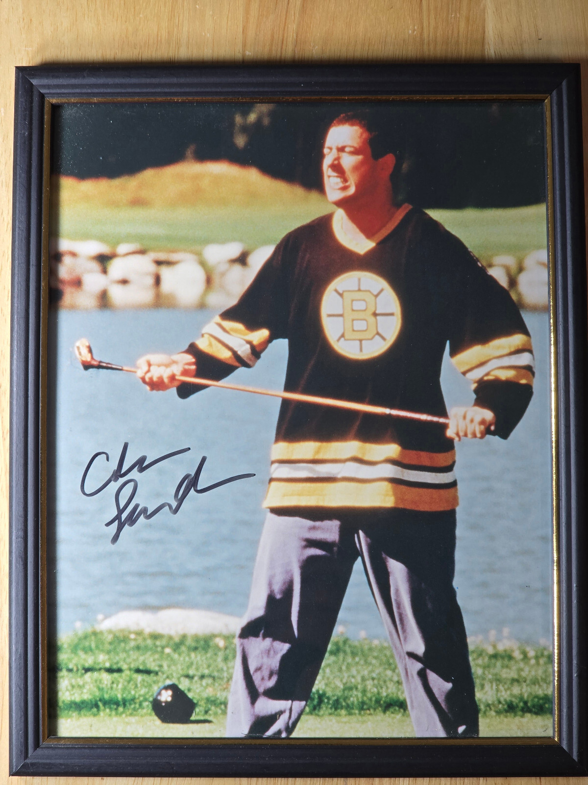 Adam Sandler Autographed 8×10 Picture Framed. Happy Gilmore.