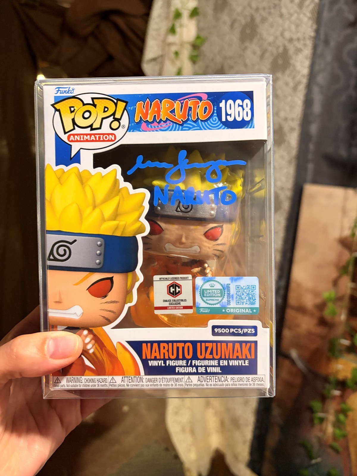 Funko Pop 1968 NARUTO UZUMAKI LE 9500 PCS Chalice Collectibles Exclusive