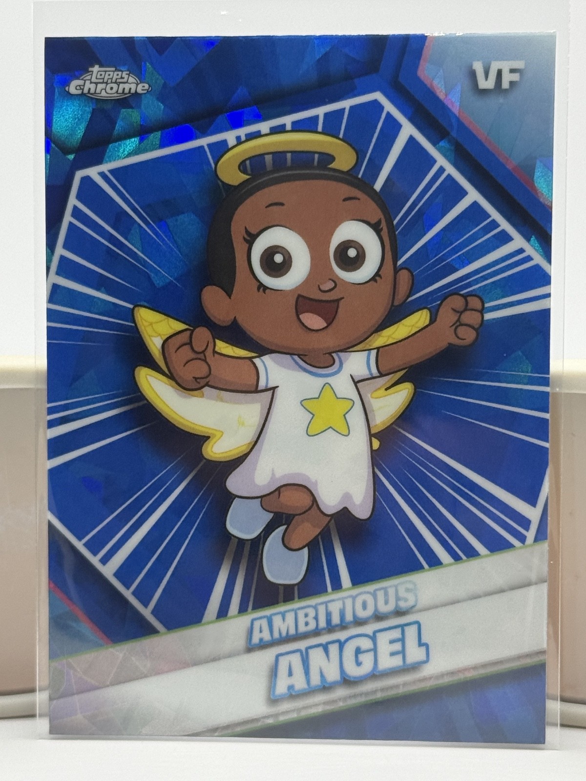 2026 Topps Chrome VeeFriends Sapphire #111 Ambitious Angel Base