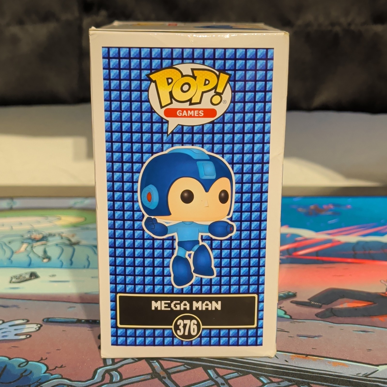 Funko Pop! Games Mega Man #376 Video Games Blue Vinyl Pop! Vinyl Figure