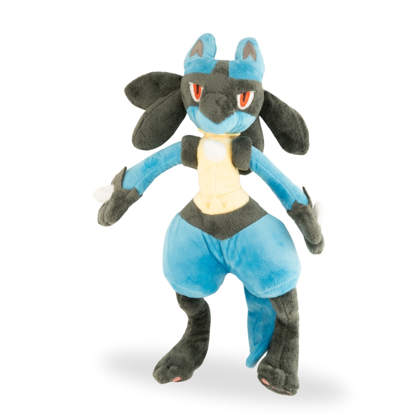 Pokémon Lucario Plush Toy 12″ Cute Soft Blue Fighting Type Stuffed Figure