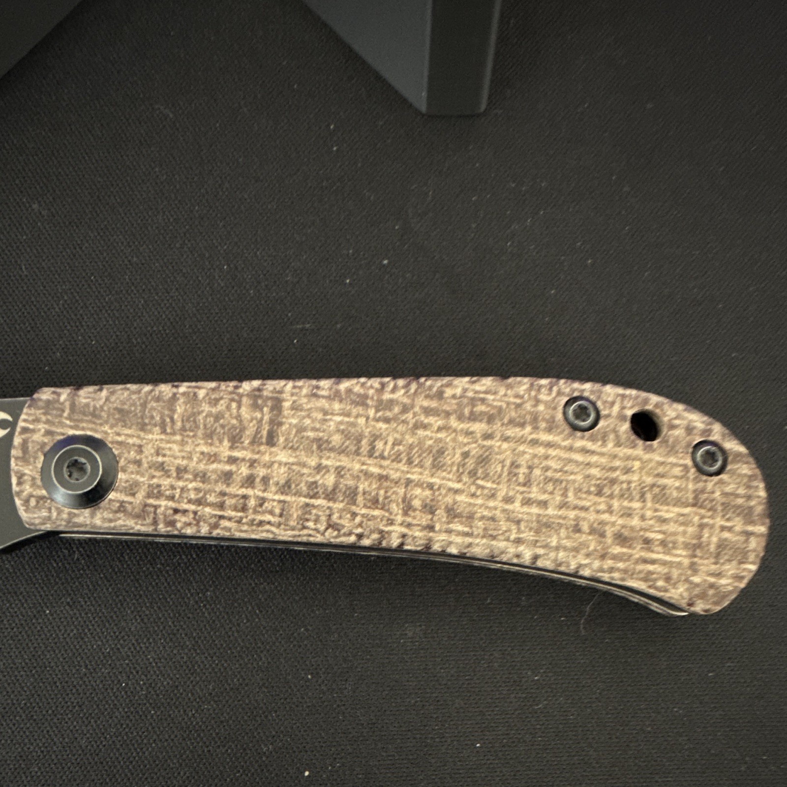 Kansept Bevy 154CM Sheepsfoot Blade Brown Micarta Slipjoint Pocketknife