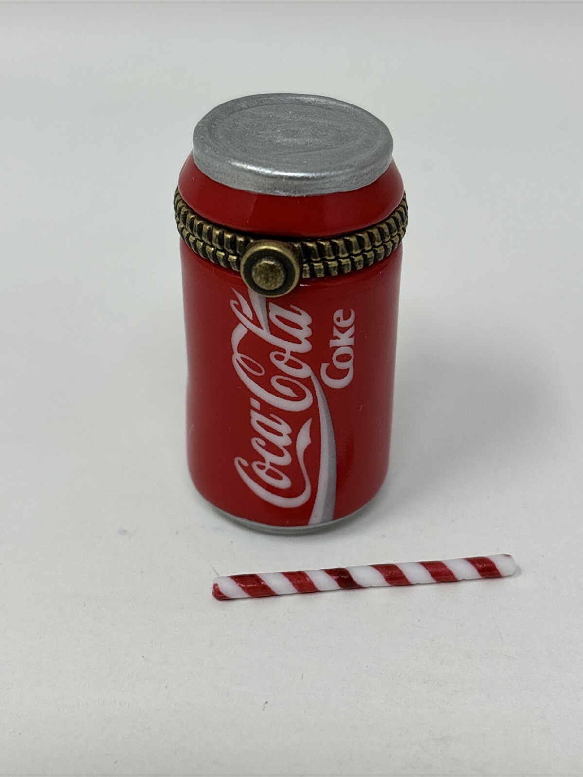 Coca-Cola Can PHB Porcelain Hinged Trinket Box Midwest of Cannon Falls