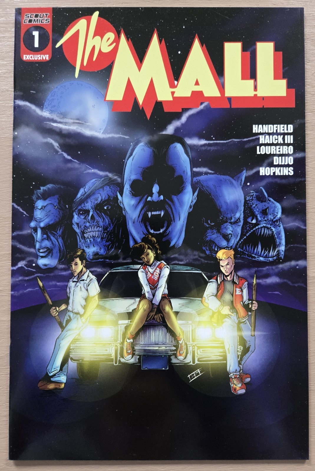 The Mall #1 2018 Scout Comics Variant Monster Squad Homage Cover Bryan Silverbax
