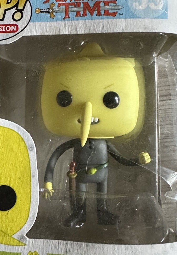 Funko Pop! Adventure Time Lemongrab #53 Vinyl DAMAGED BOX