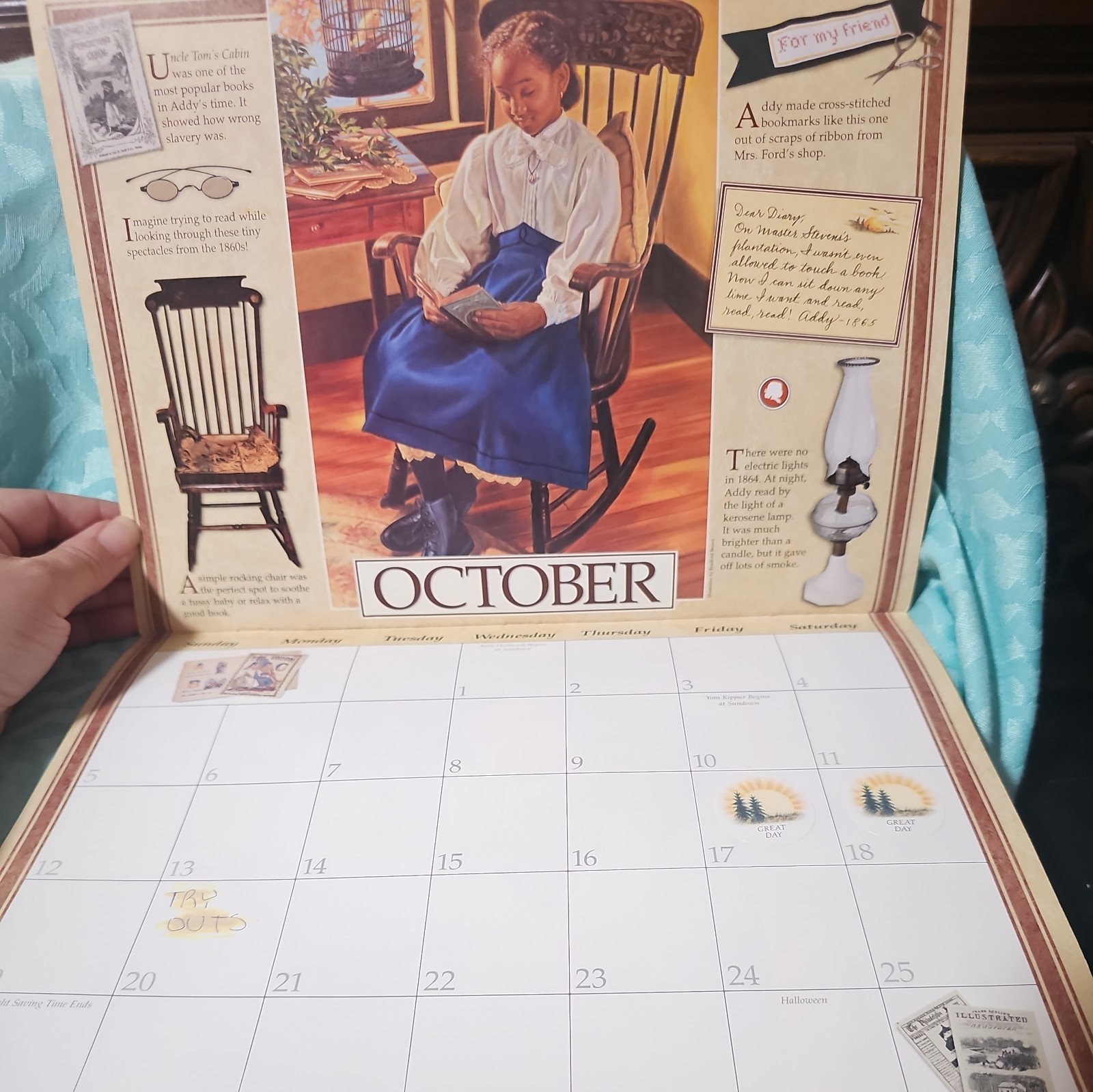 The American Girl Keepsake Calendar: 1997 (great condition, Gently used)