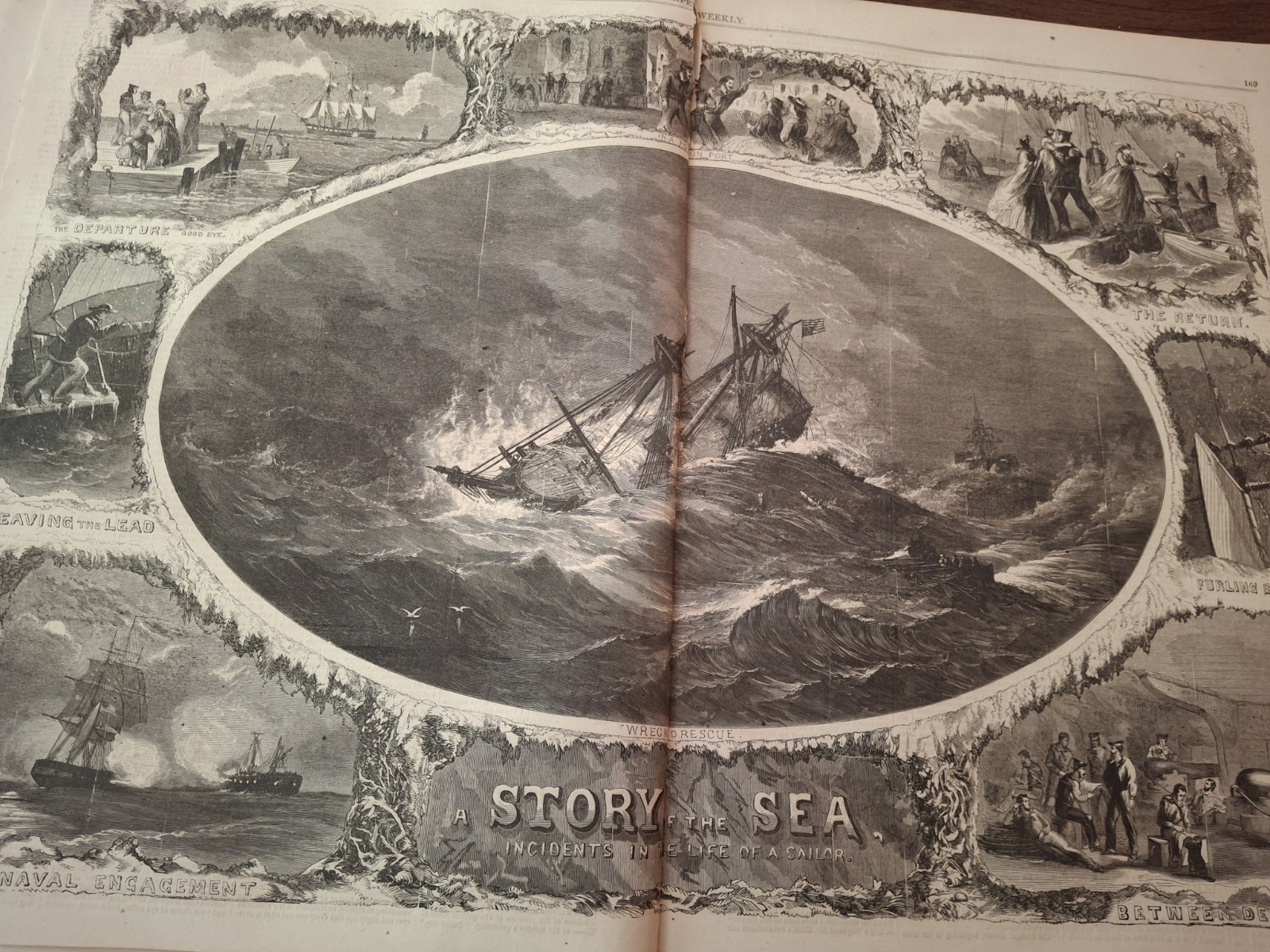 Civil War Newspapers-Harper’s Weekly-MAJOR GENERAL WILLIAM T SHERMAN, SLAVERY…