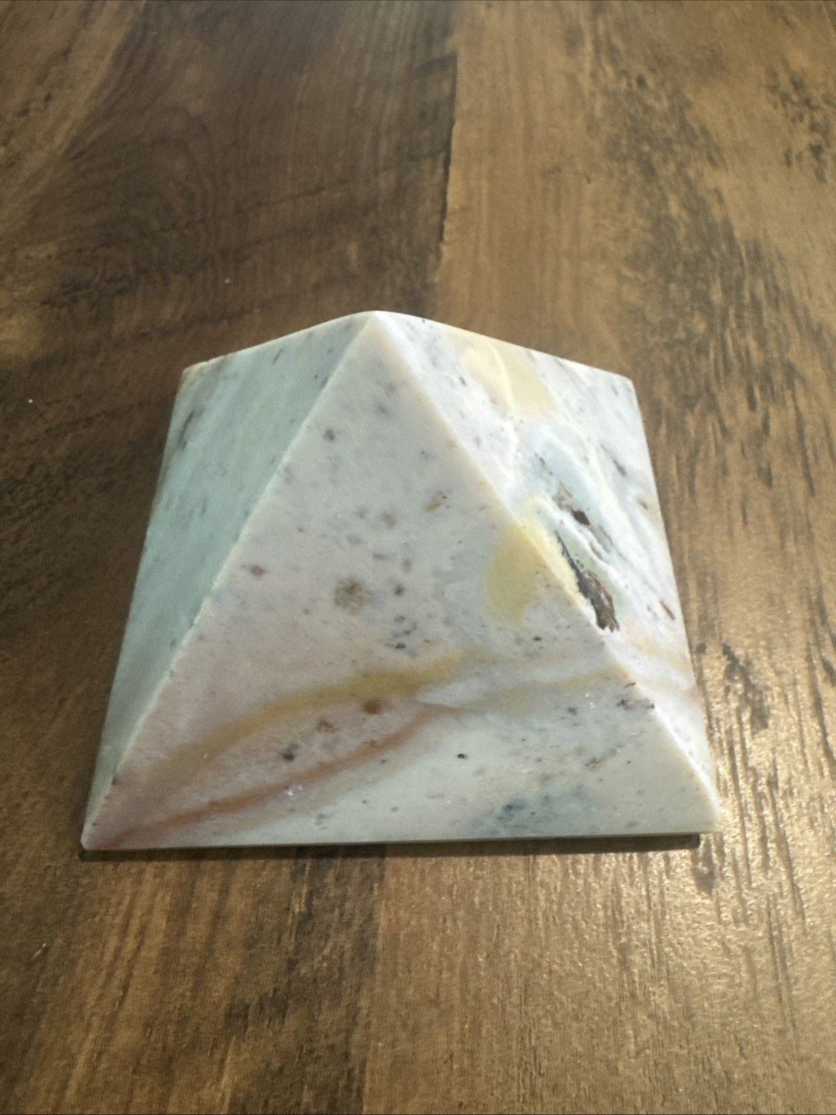 Large Ocean Jasper Pyramid Carving 576 Grams 3.75”