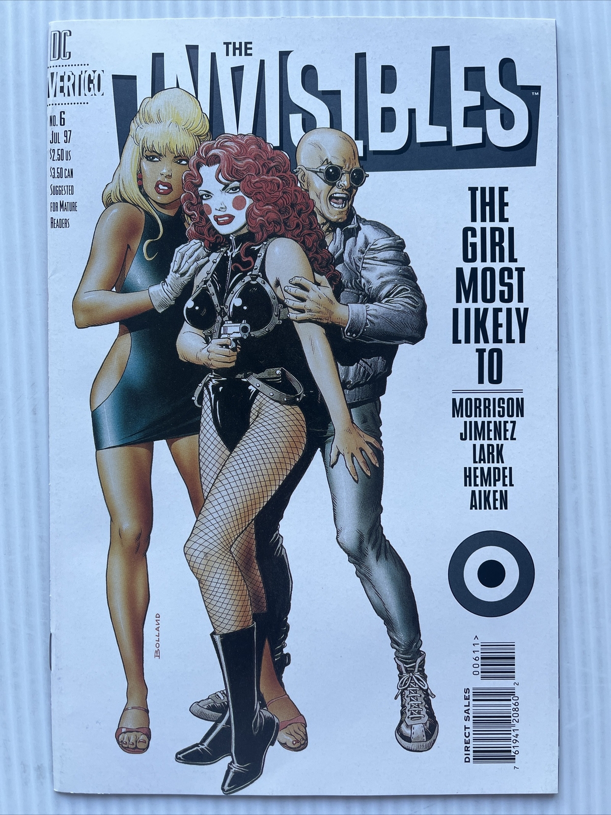 THE INVISIBLES VOL.2 #6, DC/Vertigo (1997) Grant Morrison 1st Ptg VF/NM