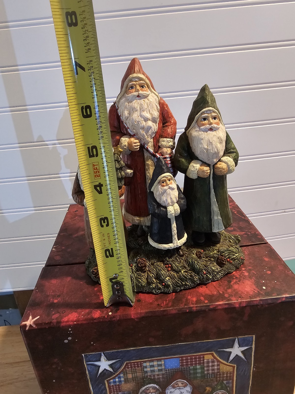 Old Fashioned Santas Old Glory Collection artwork- Sherri Buck Baldwin 1999