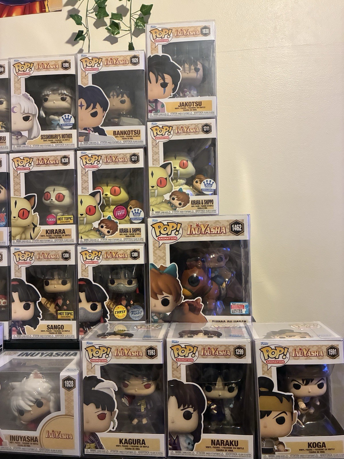 Inuyasha Funko Pop Complete Set W/ Protectors Vinyl Figure