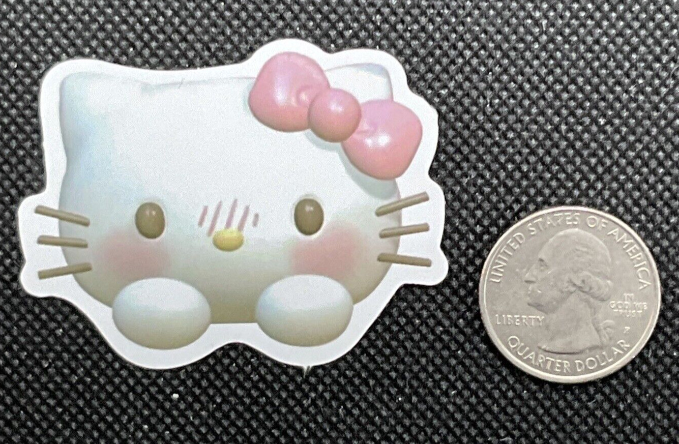 Hello Kitty Worried/Scared Face Sticker. NEW. Non-Stuck.