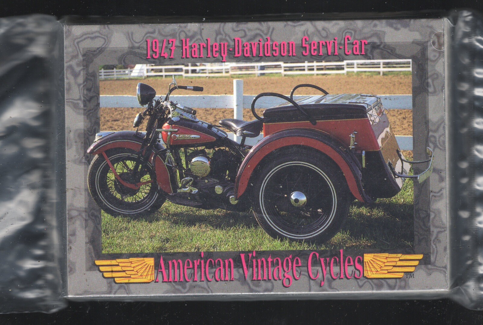 Champs 1992 American Vintage Cycles – plastic sealed packs. 15 cards in pack