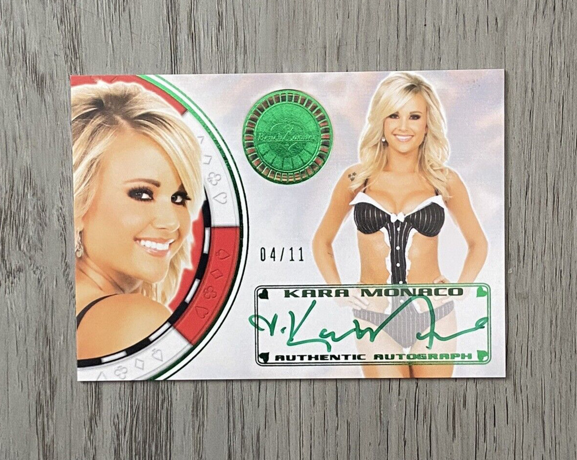 2012 Bench Warmer Authentic Autograph | Kara Monaco | 04/11