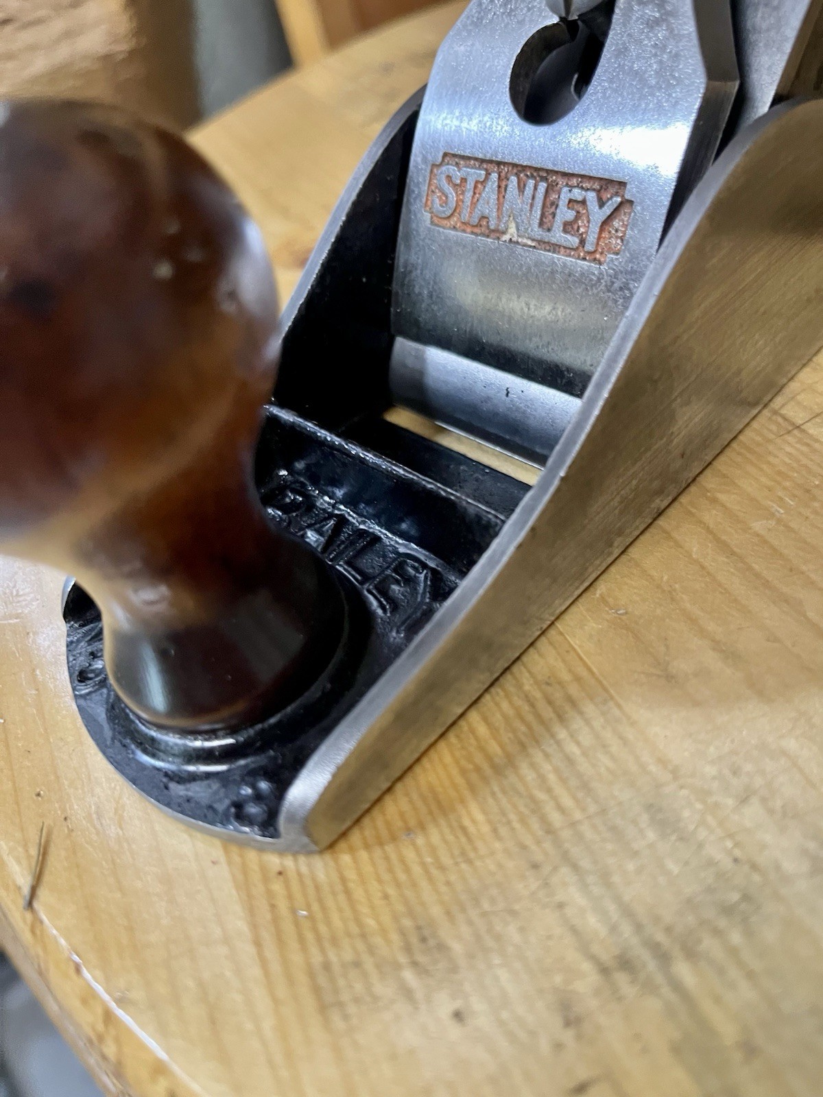 Vintage Stanley Bailey Compact #3 Type 16 Smooth Plane Sharpened Rosewood Beauty