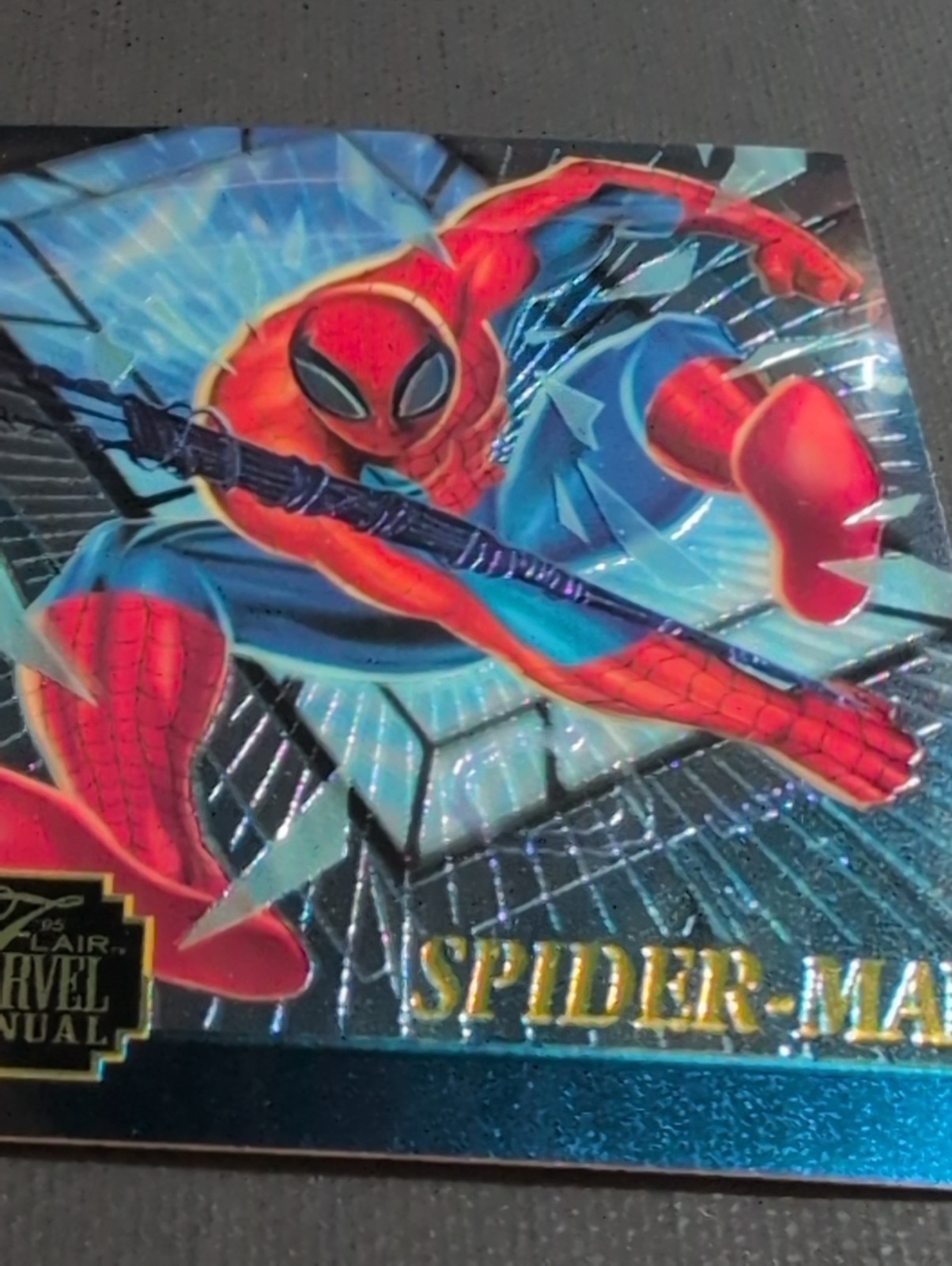 1995 Fleer Flair Marvel Annual Chromium Limited Edition #1 Spider-Man