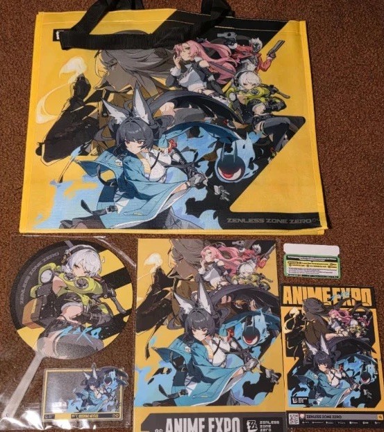 Anime Expo 2026 Exclusive ZZZ Zenless Zone Zero Merch Bag Fan Code Folder