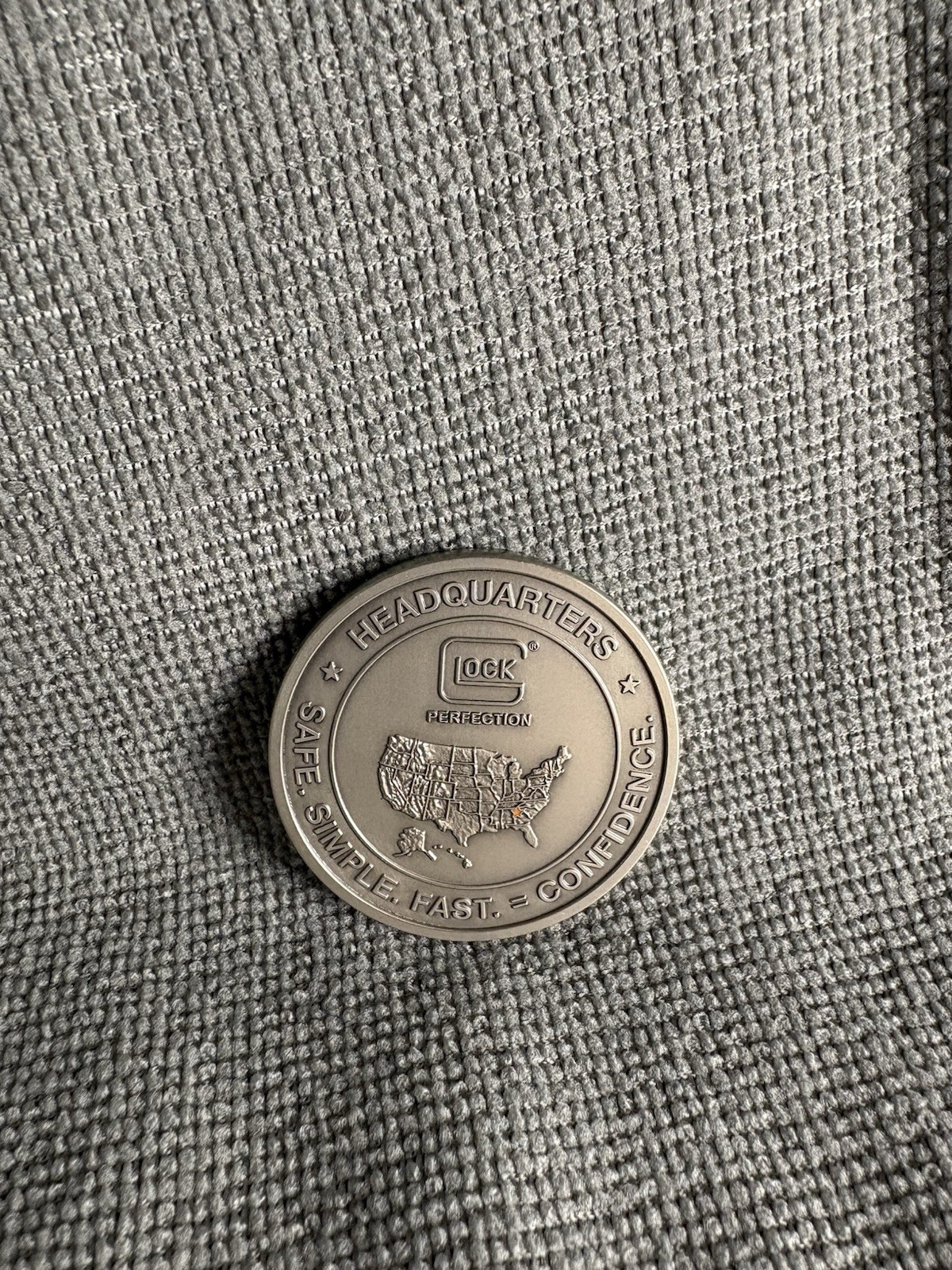 Glock Perfection Headquarters Confidence It’s what you carry Challenge Coin 41