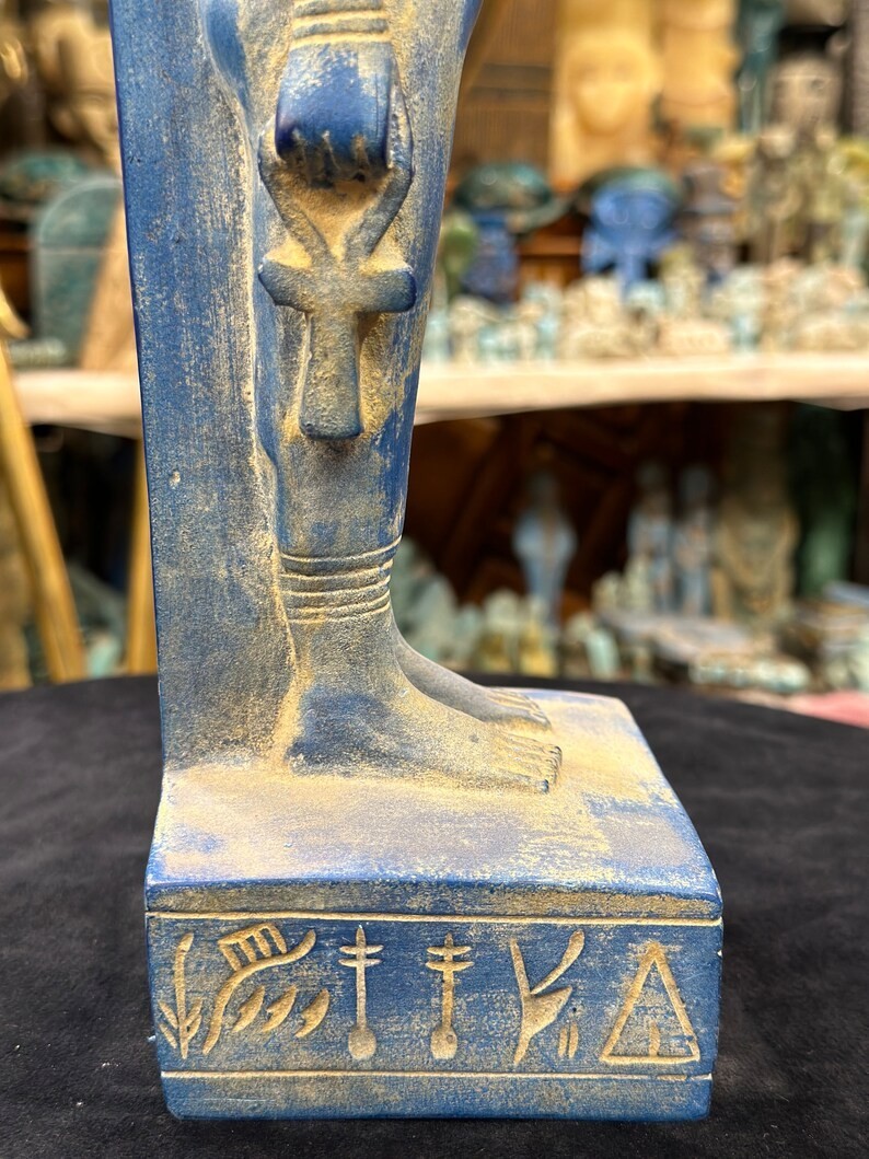 Authentic Ancient Egyptian Antique Rare Goddess Nephthys Statue Figurine BC