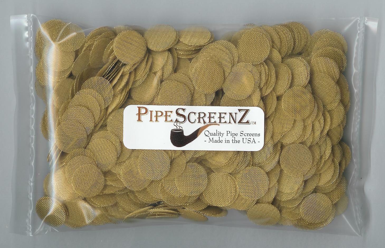5 X 1000+ .625″ (5/8″) PipescreenZ™ BRASS PIPE SCREENS – Made in USA (5000+)