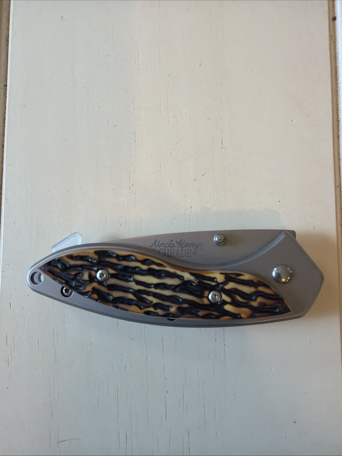 Uncle Henry SCHRADE Folding Knife #1105595 Great Condition