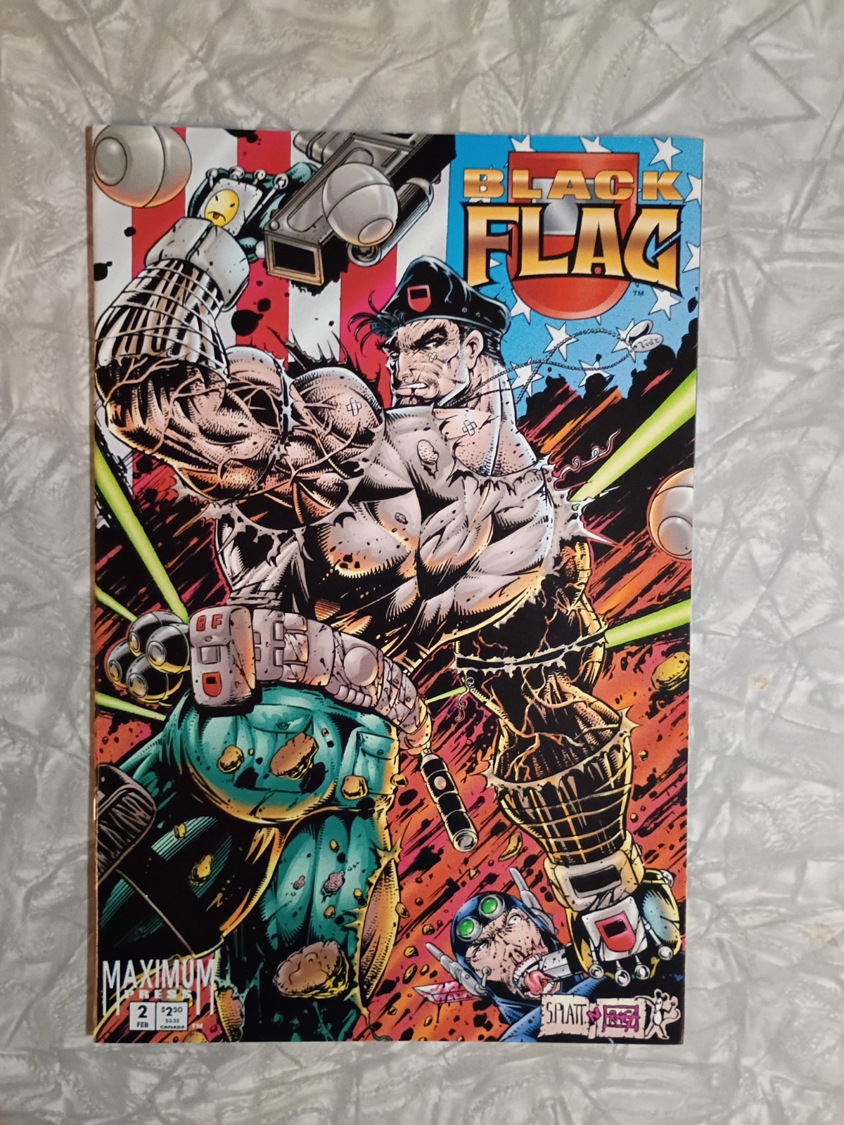 Black Flag # 2 Vol 1 1st Printing (1995, Maximum Press)
