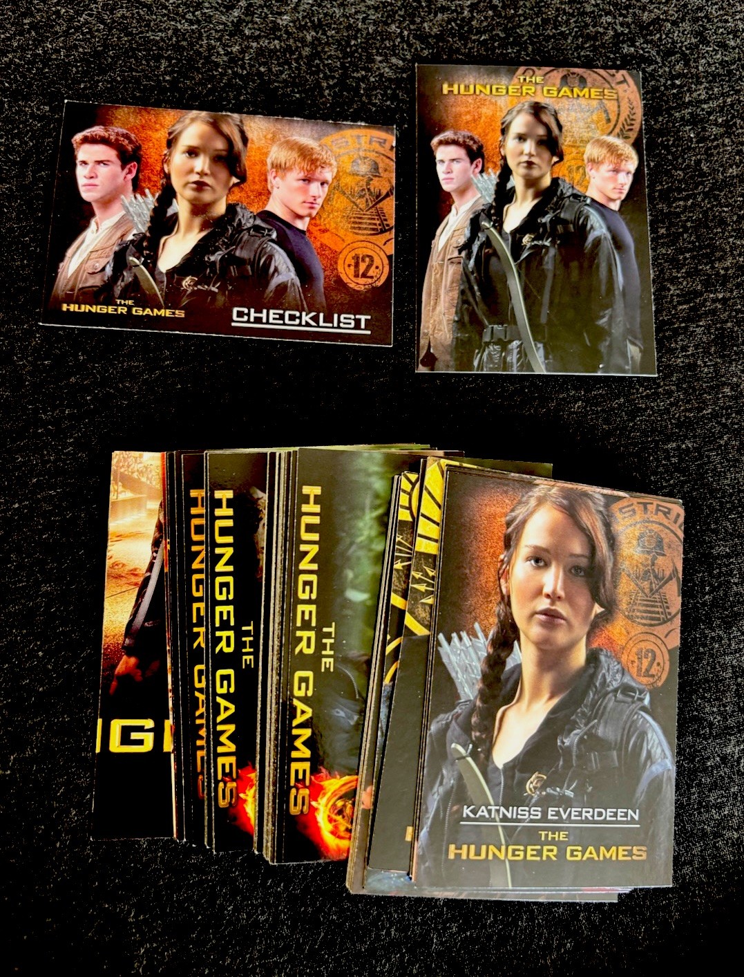 The Hunger Games Complete 72 Card Set 2012 NECA