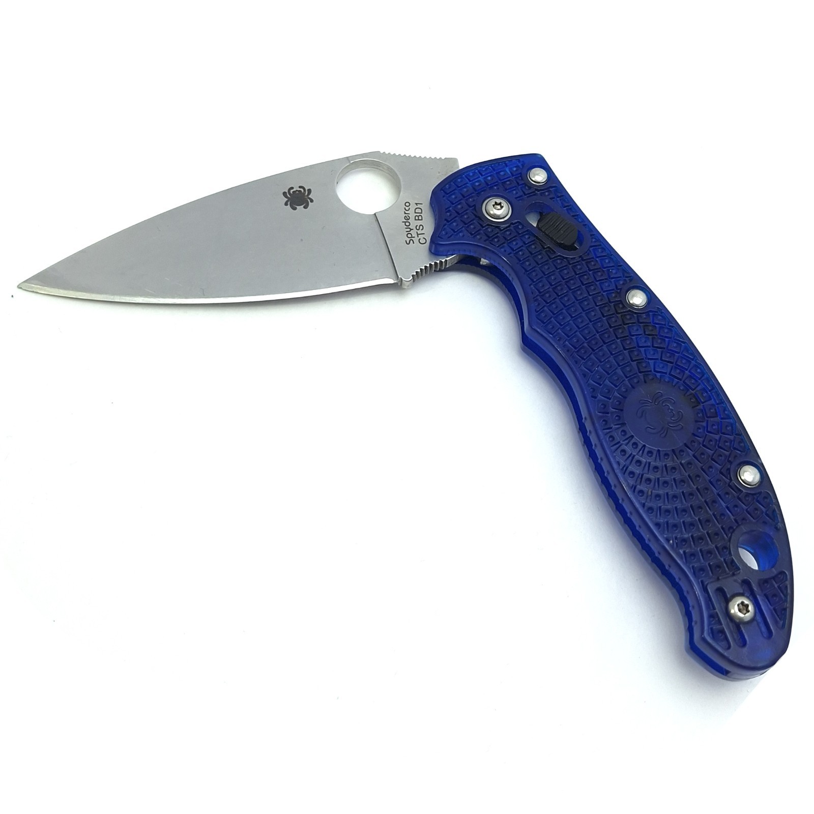 Spyderco USA CTS-BD1 Blue Folding Pocket Knife