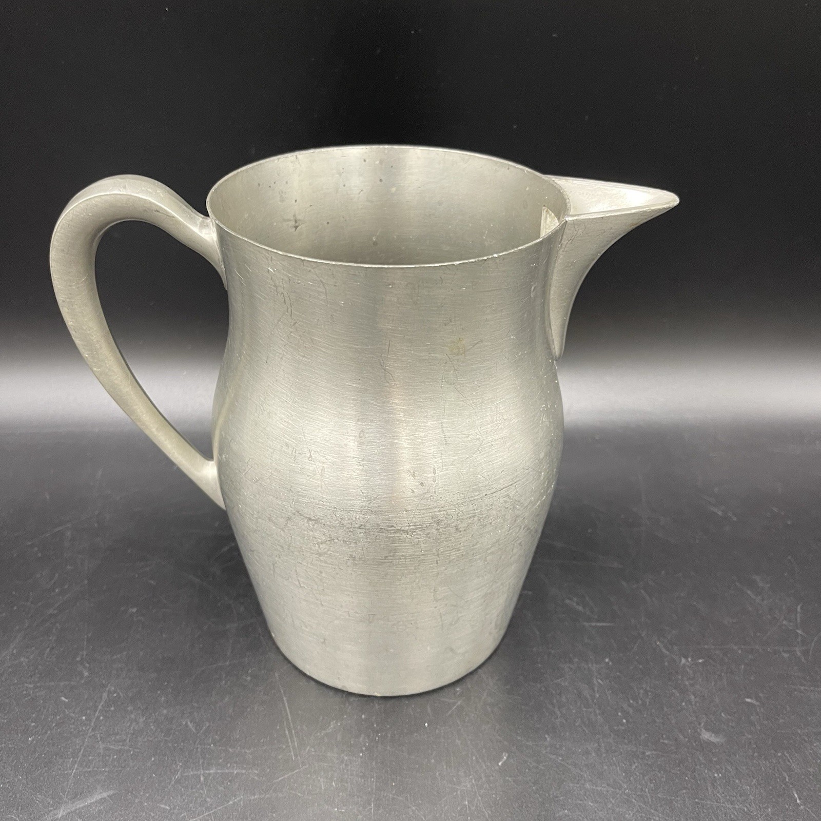 Vintage Pewter by POOLE 2228 Water Pitcher 7.25 Inches Tall