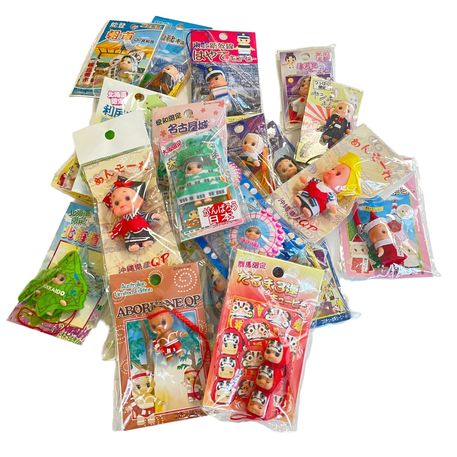QP Kewpie Local Gotochi Costume Strap Australian limited Ama diver Daruma 3 Face