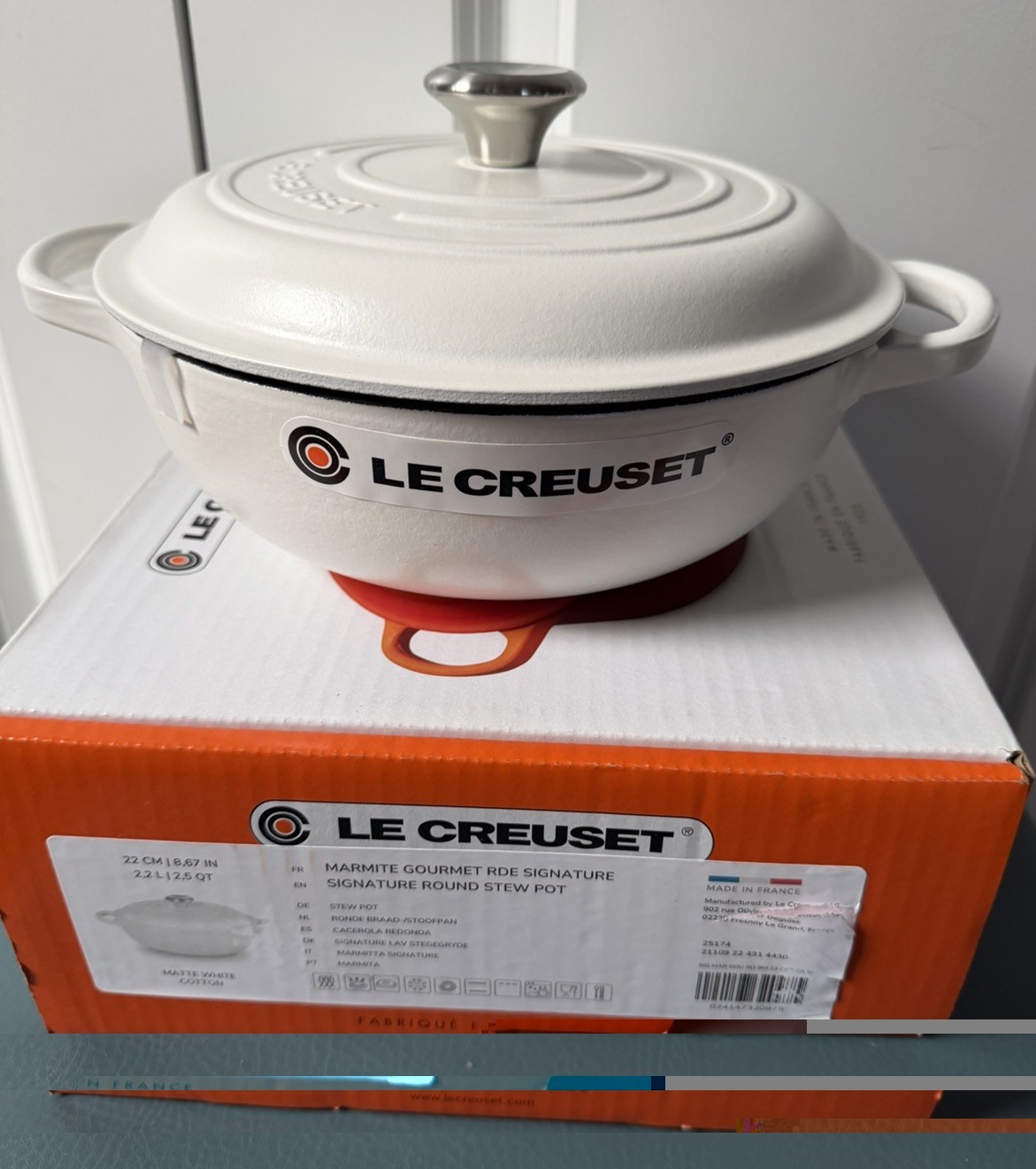 Marmite Gourmet Signature Stew Pot, 2 1/2-Qt., In Cotton , By: Le Creuset