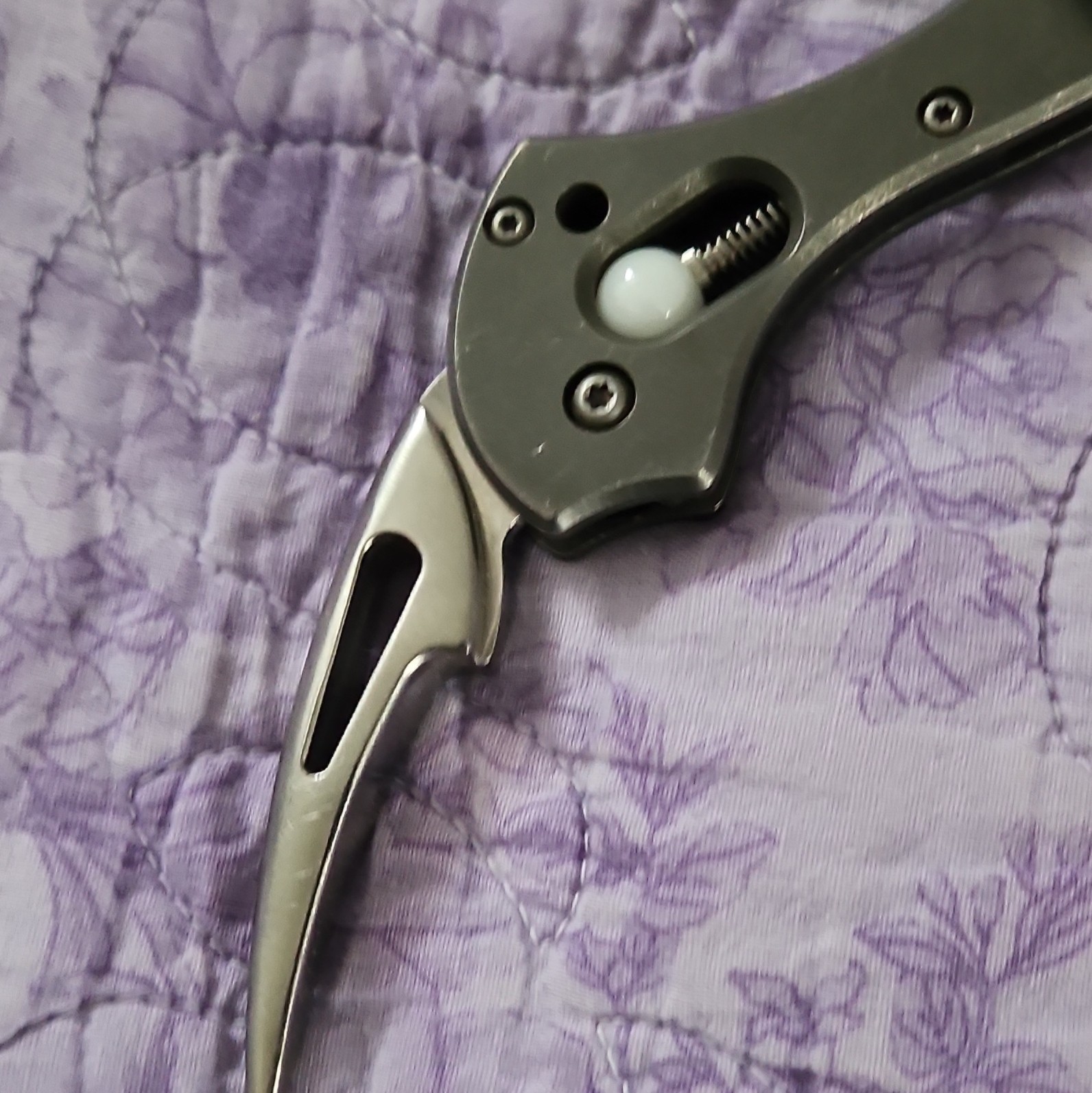 Spyderco Tusk LC200N Plain Edge Slipjoint Pocketknife Stainless w/ Marlinspike