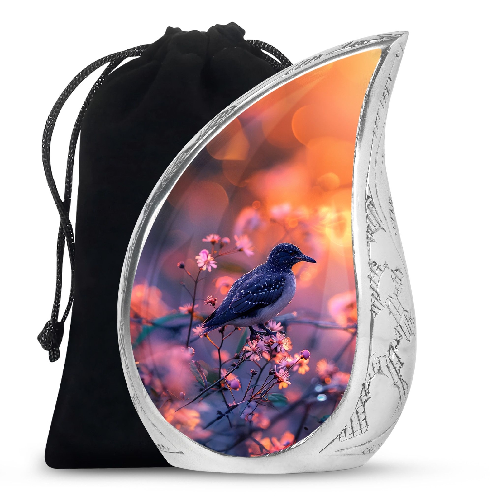 Puffin Bird Ash Holders For Human Ashes – Urn For Ashes For Women – 10 Inch
