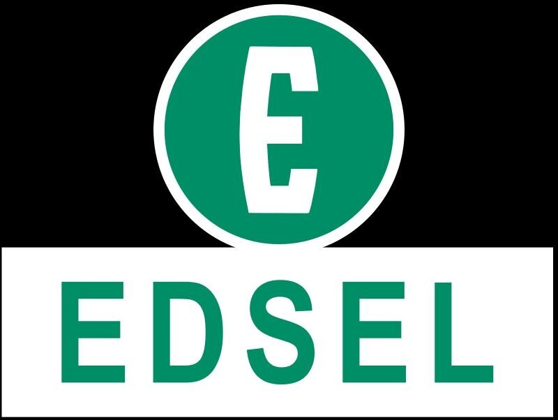 Edsel Automobiles by Ford NEW Sign: 18″ Wide Diecut USA Steel