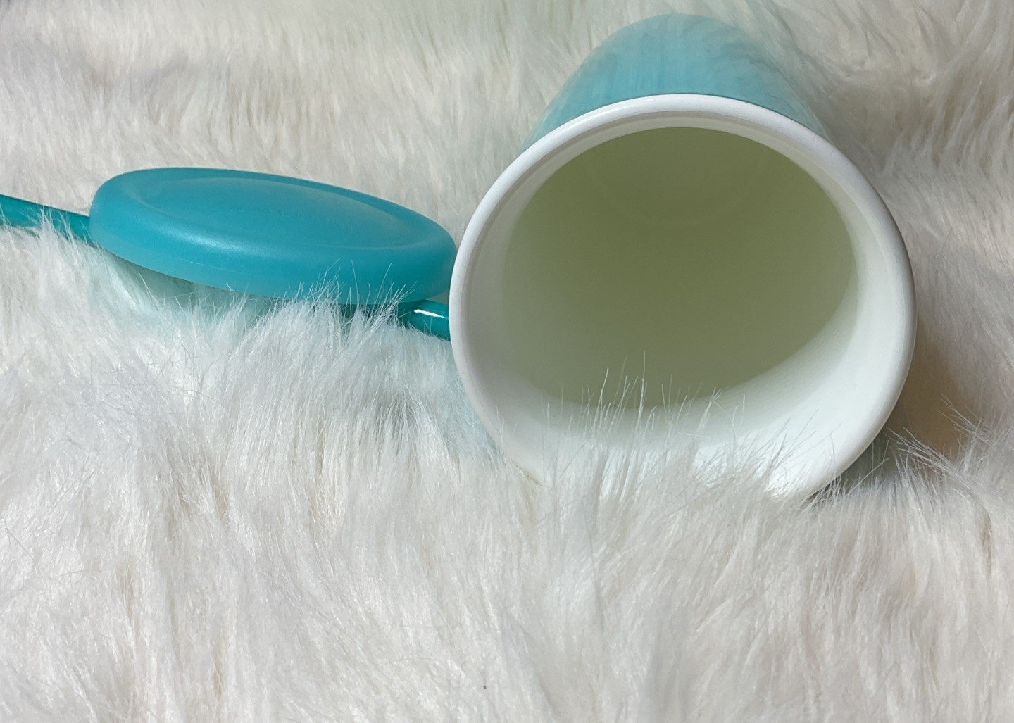 Tupperware Insulated Tumbler Straw Seal Lid Aqua 24oz 3329A CLEAN