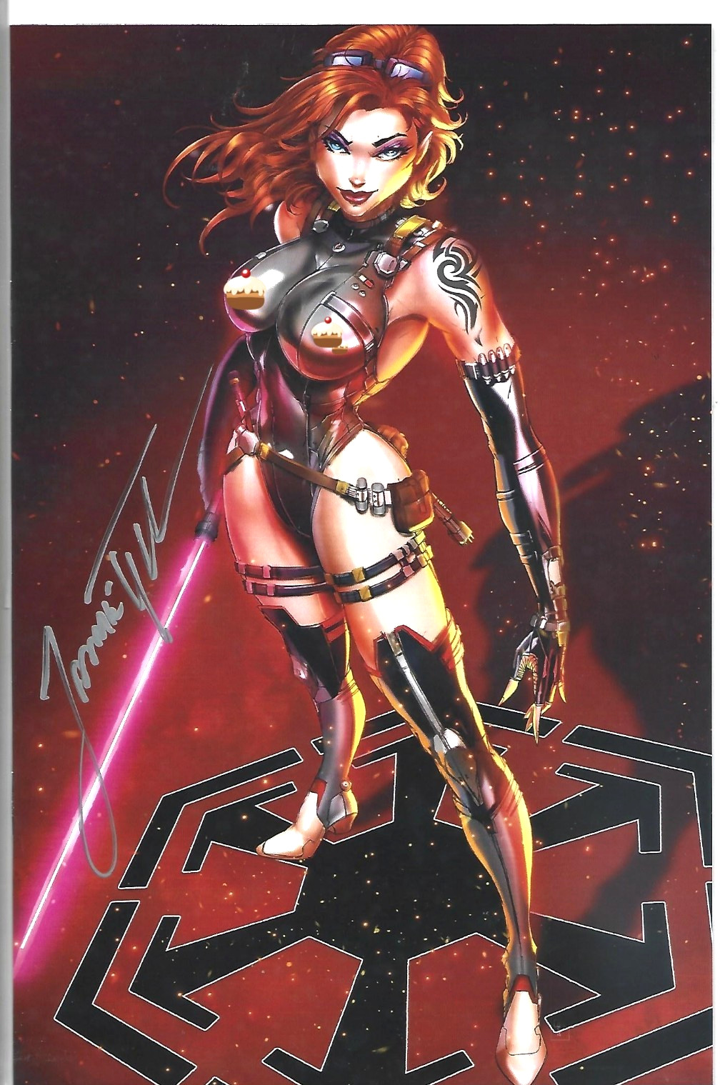 DEVIL’S DEVIANTS #2 SKYWALKER’S MOM NAUGHTY VAR LMT 50 SIGNED TYNDALL W/COA NEW
