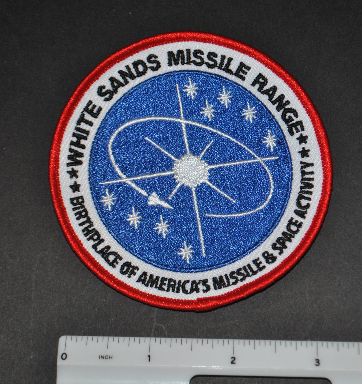 White Sands Missile Range Patch WSMR NEW MEXICO BRAND NEW 3.5″ DIAMETER