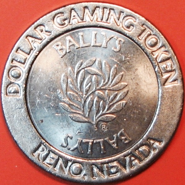 Bally’s. $1 Casino Token. Reno, NV. J52.