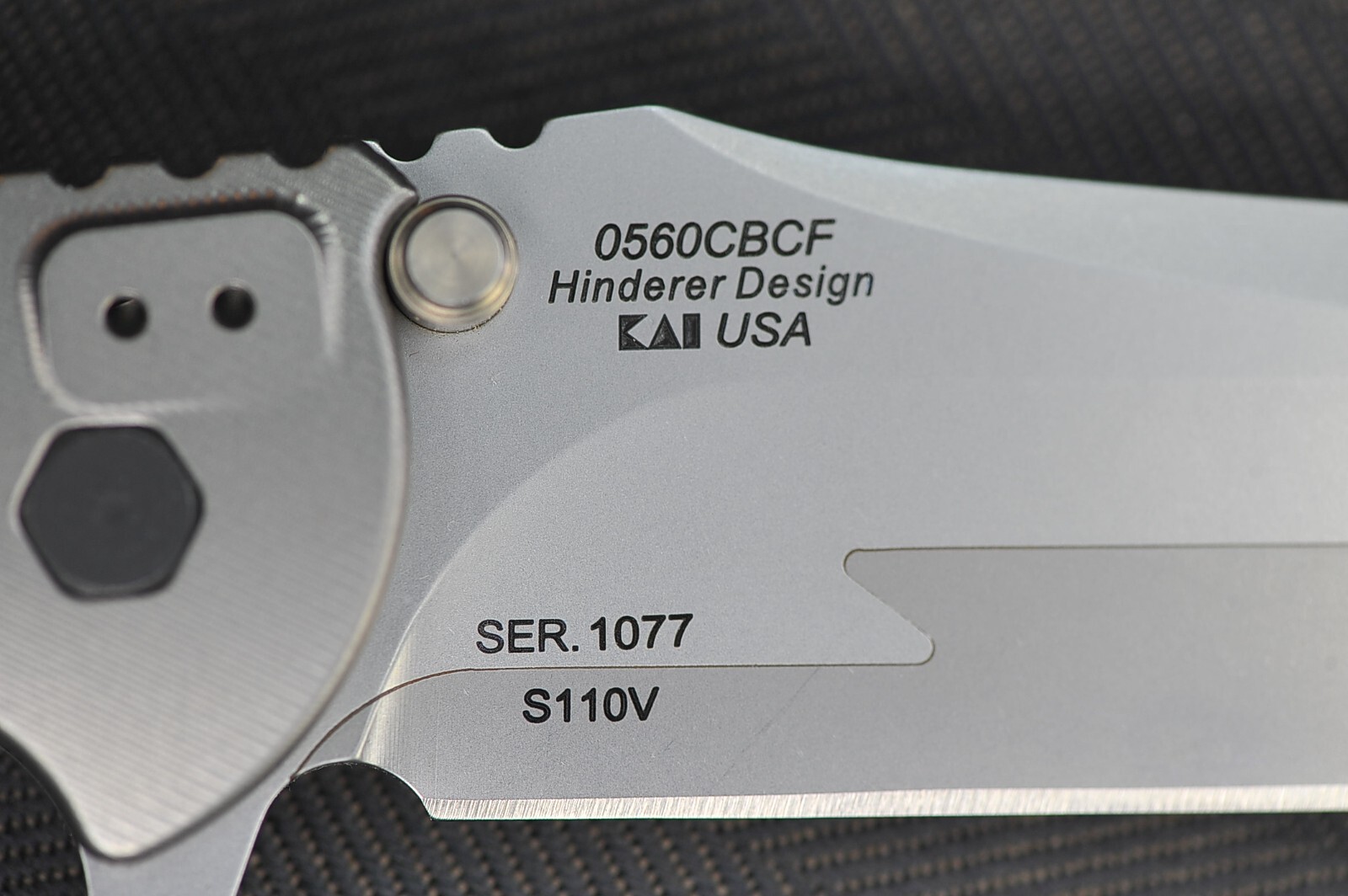 Zero Tolerance Limited Edition 0560 CBCF S110V/14C28 Blade. Carbon Fiber Handle