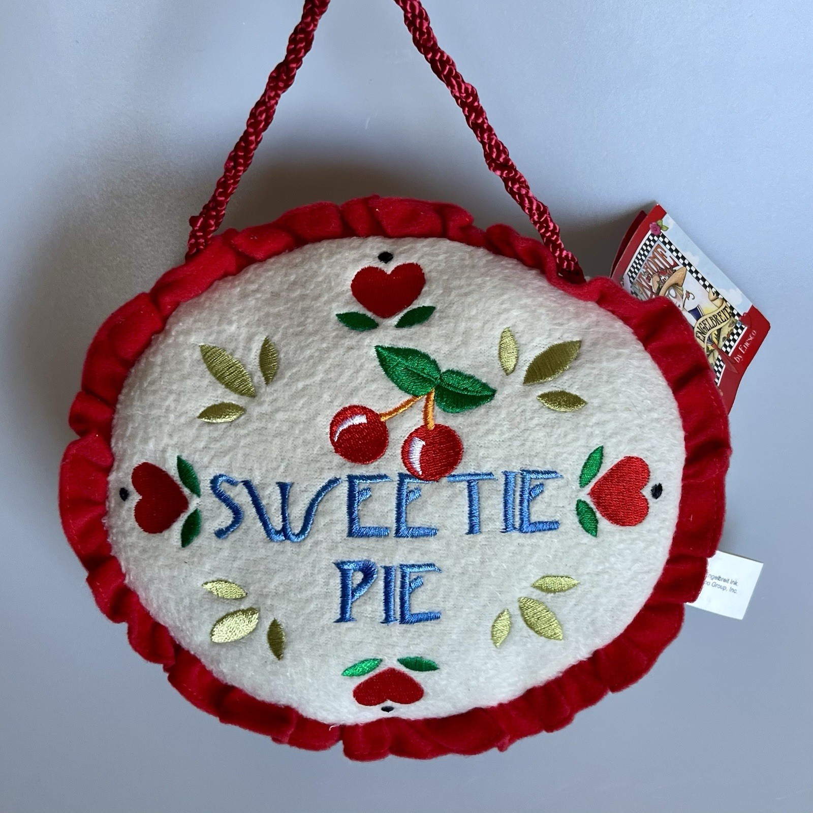 Vintage ME Mary Engelbreit Sweetie Pie Decorative Pillow At Home Hanging Stuffed
