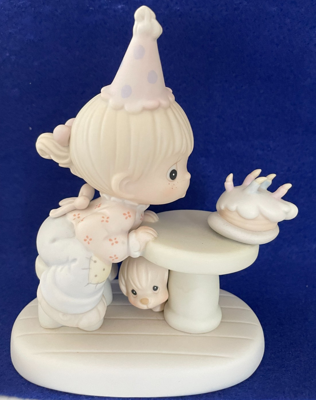 VTG Precious Moments “May Your Every Wish Come True” Porcelain Figurine in Box