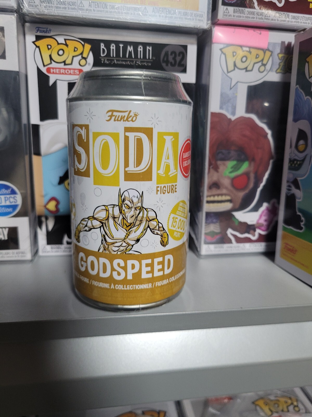 FUNKO SODA POP! GODSPEED DC GAMESTOP SEALED CHANCE OF CHASE 15,000