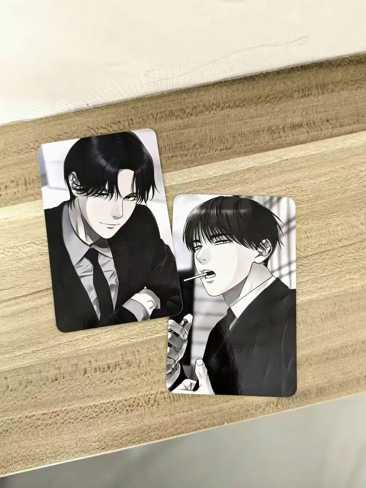 Korean BL Manhwa Yu Won Bul Byeon collection trading photocard 2pcs gift
