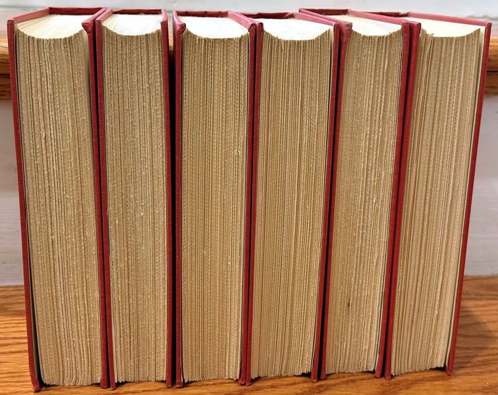 The Second World War 6-Volume Book Set by Winston Churchill HC/DJ 1948-1953 NICE